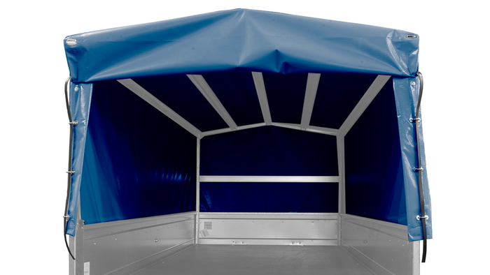 Bâche haute bleue pour le modèle Garden Trailer 264 KIPP