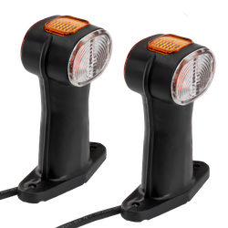 Kit de deux feux de gabarit universels ASPÖCK SUPERPOINT II sur bras en caoutchouc