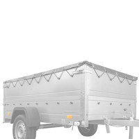 Arceau H-0 avec bâche plate 205 x 130 cm do GARDEN TRAILER 201 KIPP