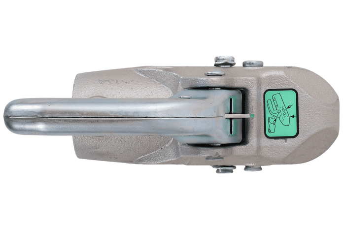 Attelage à boule KNOTT K35-A pour remorque de 3 500 kg avec timon tubulaire de 50 mm, en fonte