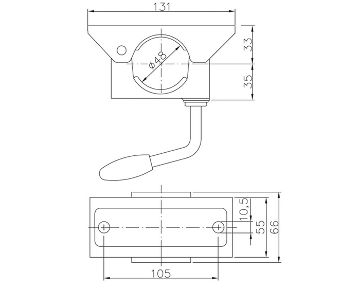 Collier de roue jockey fonte 48 mm Winterhoff