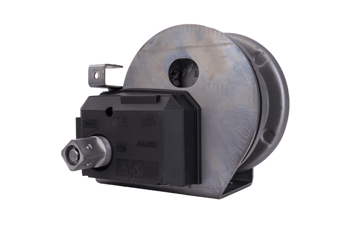 Treuil manuel pour remorque dépanneuse AL-KO 1150 kg avec frein et déroulement automatique