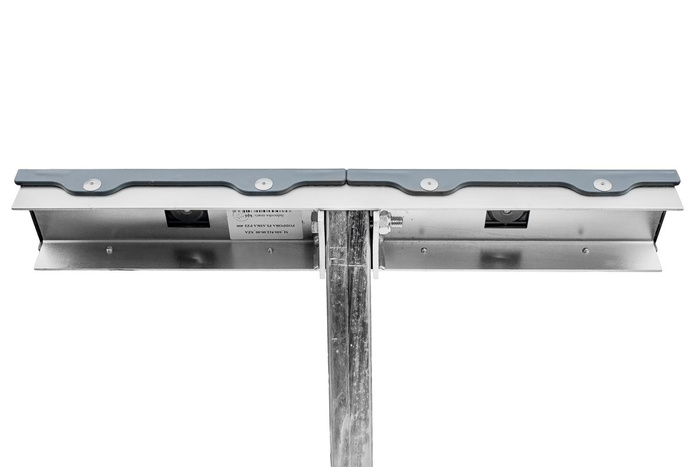 Support de patin double - PZ2 H=400 mm