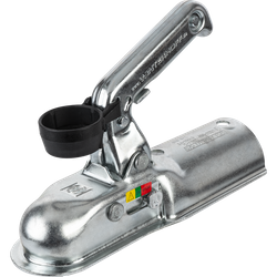 Attelage à boule WINTERHOFF WW8-B pour remorque 800kg avec timon tubulaire 60mm