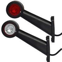 Jeu de deux feux de gabarit LED HORPOL LD 726, gauche + droit, sur bras en caoutchouc