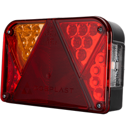 Feu arrière LED DOBPLAST DPT35, 6 fonctions, gauche