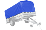 Bâche haute bleue H800 pour Garden Trailer 230 KIPP