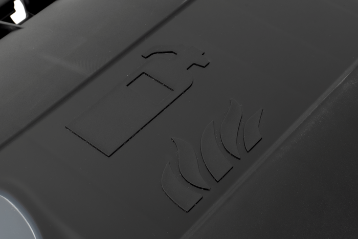 Caisse, boîtie extincteur 9/12kg DAKEN 82511 STRIKE 707x322x239mm noir