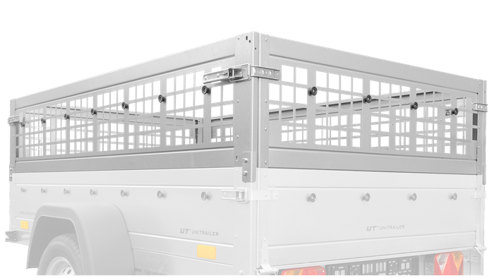 CÔTÉS GRILLAGÉS Unitrailer GARDEN TRAILER 201 KIPP