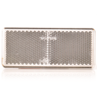 Catadioptre blanc 96 x 42 mm avec ruban adhésif