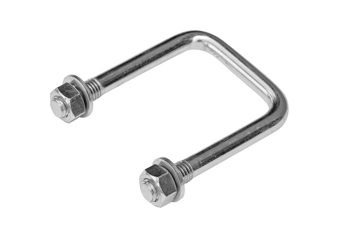 Boulon en U galvanisé avec écrous et rondelles M12 60/48/60