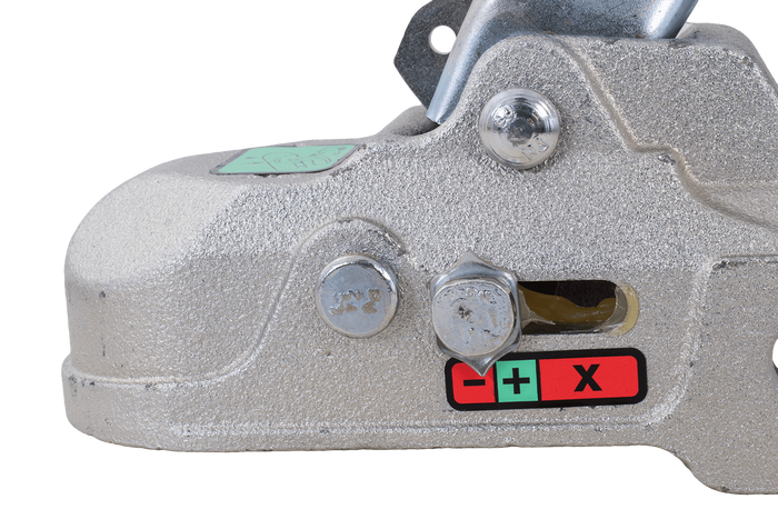 Attelage à boule KNOTT K35-C pour remorque de 3 500 kg avec timon tubulaire de 60 mm, en fonte