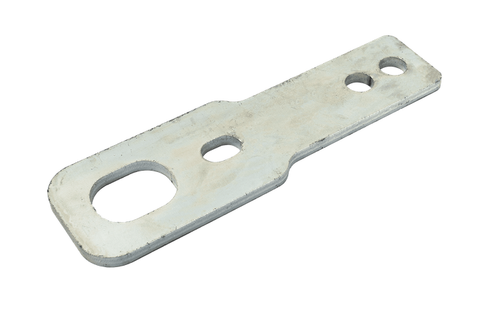 Support, crochet pour la fixation de sangles de transport UNITRAILER, longueur 183,5 mm