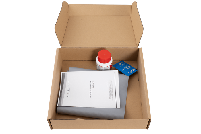 Kit de réparation de bâche MANTES Eco Gris 500 g/m2