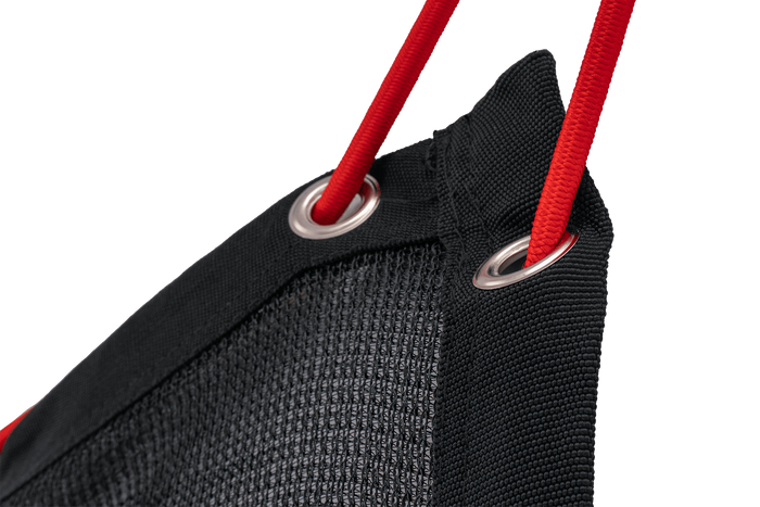 Filet de transport à mailles fines AL-KO sécurisant le chargement de la remorque 230x400cm