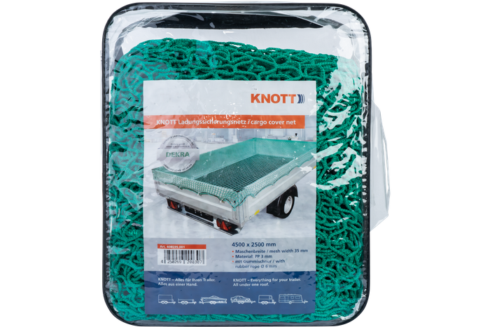 Filet pour remorque KNOTT 2500x4500 avec cordon élastique