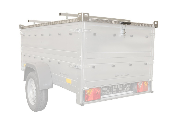 Capot de remorque UNITRAILER GARDEN TRAILER 150 KIPP avec cylindres / serrure à clé