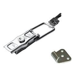 Attelage, fermeture latérale avec fixation STEELPRESS ZB-13A+Z-11A, verrouillage latéral complet de la remorque avec clé