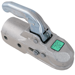 Attelage à boule KNOTT K35-C pour remorque de 3 500 kg avec timon tubulaire de 60 mm, en fonte