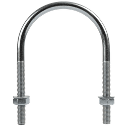 Étrier rond M10 avec écrous et rondelles 89/143