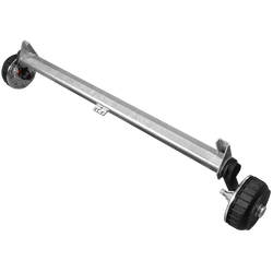 Essieu freiné AL-KO COMPACT pour remorque / dépanneuse 1600kg 1500mm 1970mm 5x140