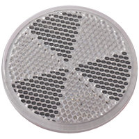 Réflecteur blanc 60 mm avec ruban adhésif