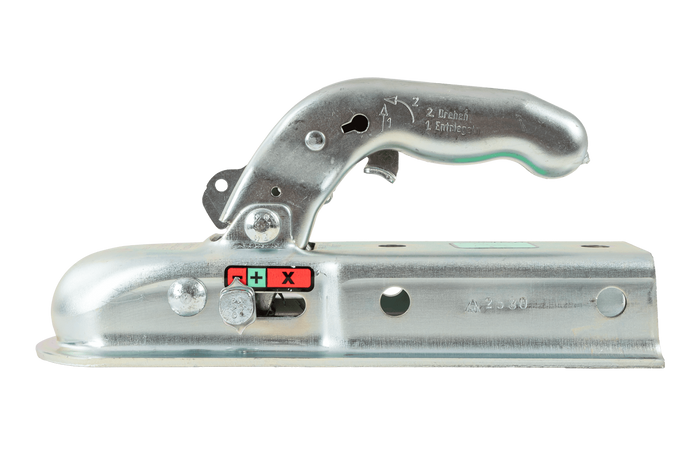 Attelage à boule KNOTT KQ14-B pour remorque 1400 kg avec timon carré de 60 mm