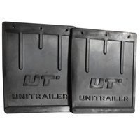 Kit de 2 bavettes en caoutchouc UNITRAILER, couvre-ailes 220/243mm