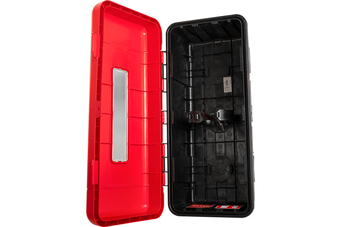 Boîte, caisse extincteur 6/9kg DAKEN 82130 REGON 715x335x240mm rouge