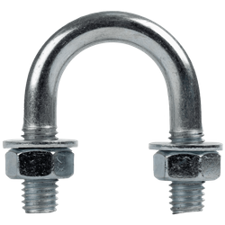Boulon en U rond M8 avec écrous et rondelles 23/42
