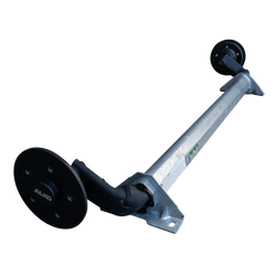 Essieu non freiné AL-KO OPTIMA pour remorque 750kg 1070mm 1380mm 5x112