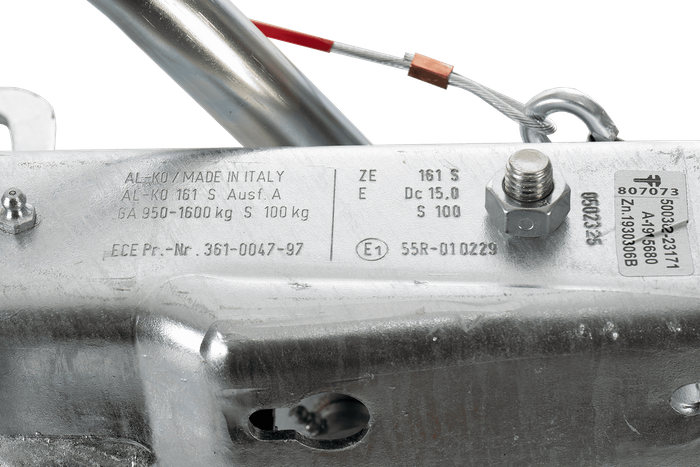 Dispositif de dépassement AL-KO 161S avec attelage AK161 pour remorque de 1600kg avec timon en V