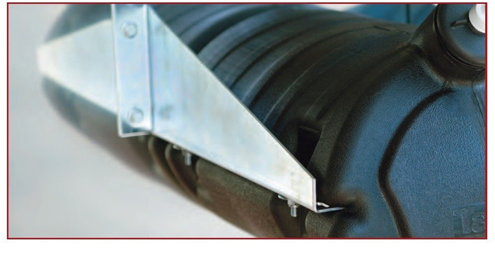 POIGNÉES LATÉRALES POUR INSTALLATION DU RÉSERVOIR D'EAU LOKHEN 30L 2 PCS