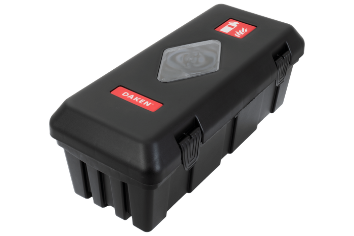Boîtier, caisse extincteur 6kg DAKEN 82000 ADAMANT 671x310x247mm noir
