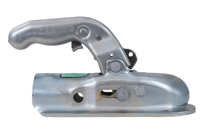 Attelage à boule KNOTT K20-B pour remorque de 2 000 kg avec timon tubulaire de 45 mm, en fonte 