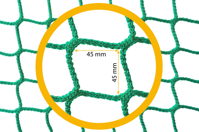 Filet de transport pour remorque UNITRAILER sécurisant le chargement d'une remorque 160x300cm