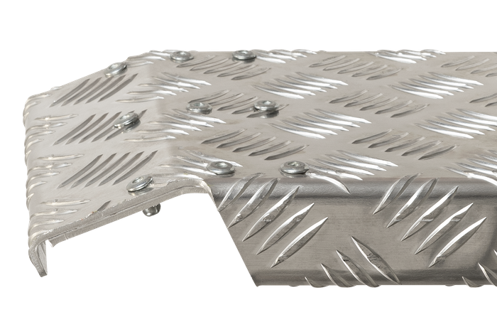 Rampes aluminium Unitrailer pour remorque dépanneuse 125 cm 400kg kit de 2