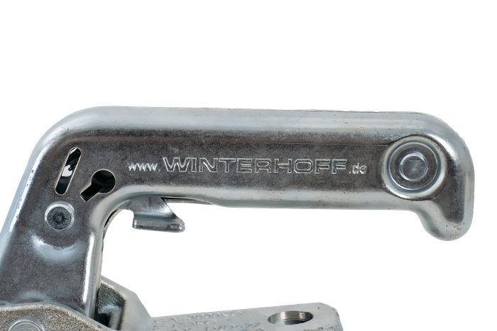 Attelage à boule WINTERHOFF WW30-D3-K1414 pour remorque 3000kg avec timon tubulaire de 50mm, fonte