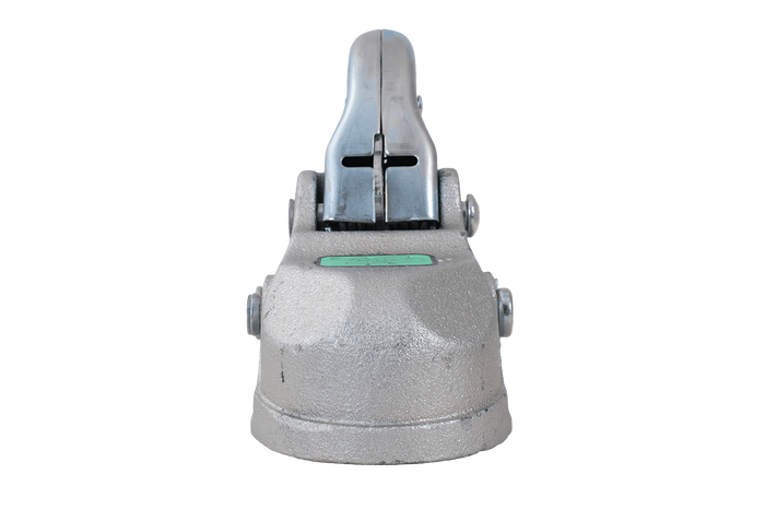 Attelage à boule KNOTT K35-C pour remorque de 3 500 kg avec timon tubulaire de 60 mm, en fonte