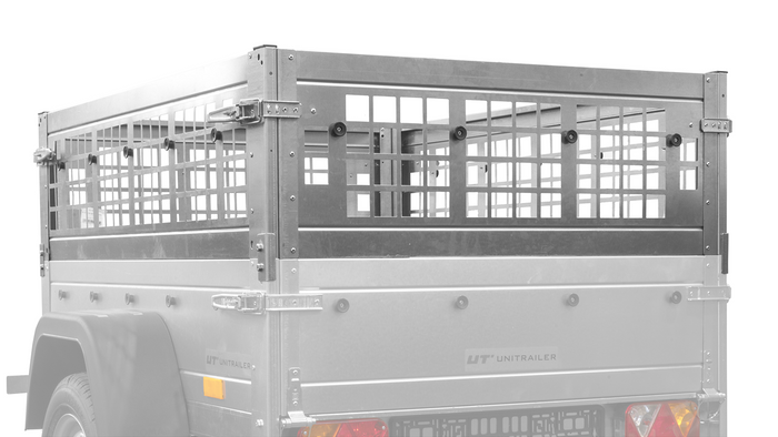 Ridelles, côtés grillagés pour la remorque UNITRAILER GARDEN TRAILER 150 KIPP