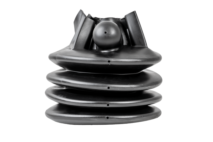 Attelage à boule KNOTT KS30 avec stabilisateur pour remorque de 3000kg avec timon tubulaire de 50mm