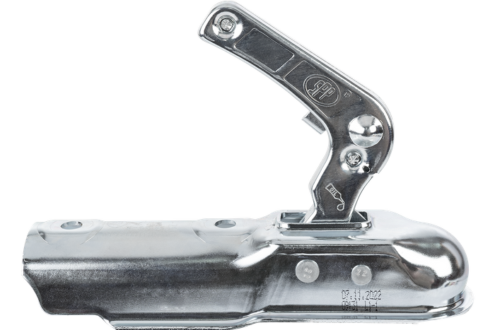 Attelage à boule STEELPRESS ZSK-0750C pour remorque de 750kg avec timon tubulaire de 50mm