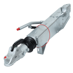 Dispositif de dépassement AL-KO 2.8VB1 avec attelage AK351 pour remorque de 3500kg à timon carré