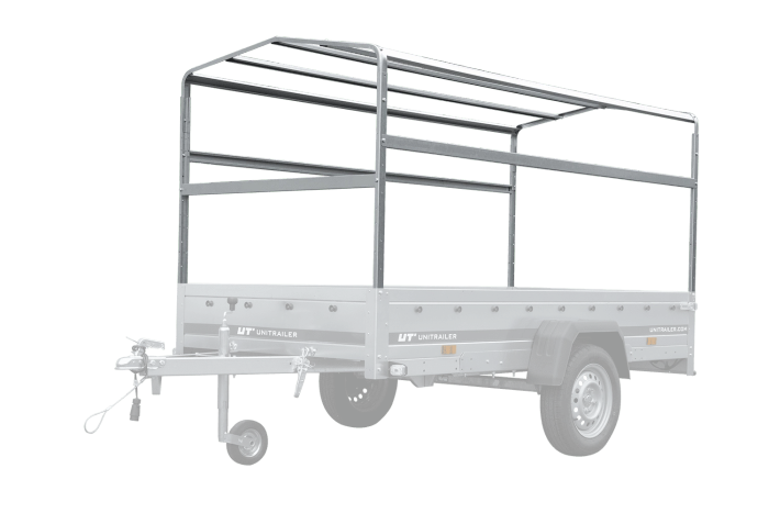 Arceau H-1100 pour bâche de remorque UNITRAILER GARDEN 265 KIPP