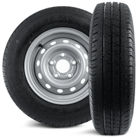 Kit de deux roues renforcées pour la remorque LINGLONG PNEUS 165/80 R13C 96/94N UNITRAILER JANTES 4.5Jx13"H2 5x112 ET:30