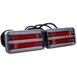 Feux arrière LED TT Technology TT.12024, 3 fonctions gauche + droit, magnétiques