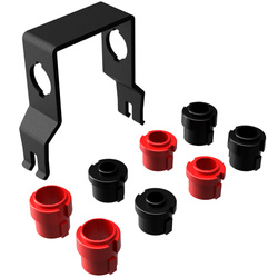 Adaptateur de descente pour vélos avec axes traversants de 12 mm, 15 mm et 20 mm