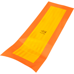 Autocollants réfléchissants courts HILLS, plaques de marquage de véhicule longues 565x196mm gauche+droit