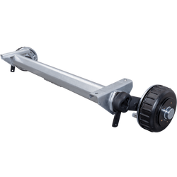 Essieu freiné AL-KO EURO pour remorque / dépanneuse 1800kg 1300mm 1800mm 5x112