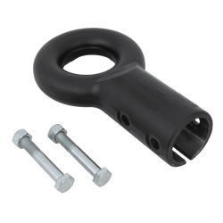 Attelage à œil KNOTT KK7937S pour remorque de 3500 kg avec timon tubulaire de 60 mm, nouveau modèle